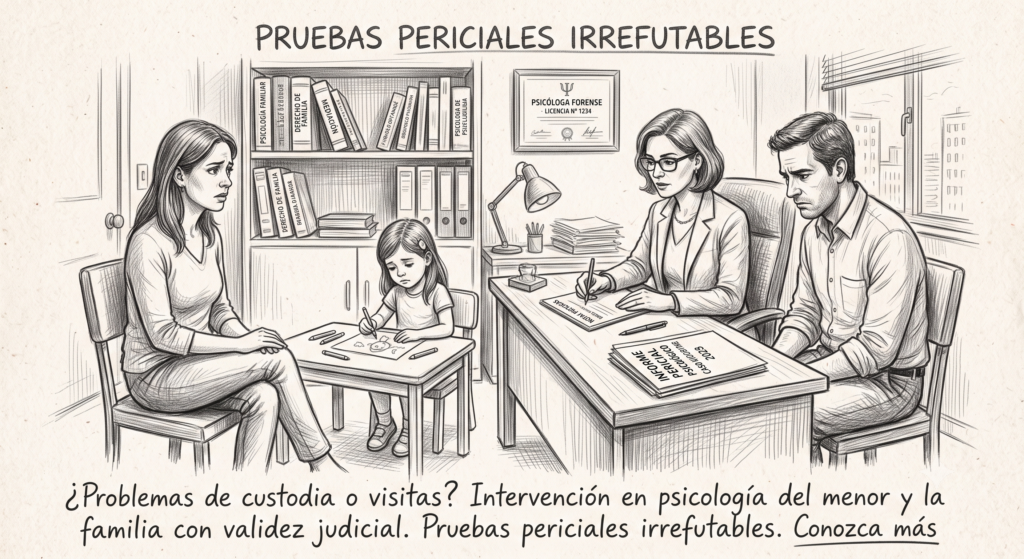 Psicología del menor y la familia Pruebas forenses para ganar su caso