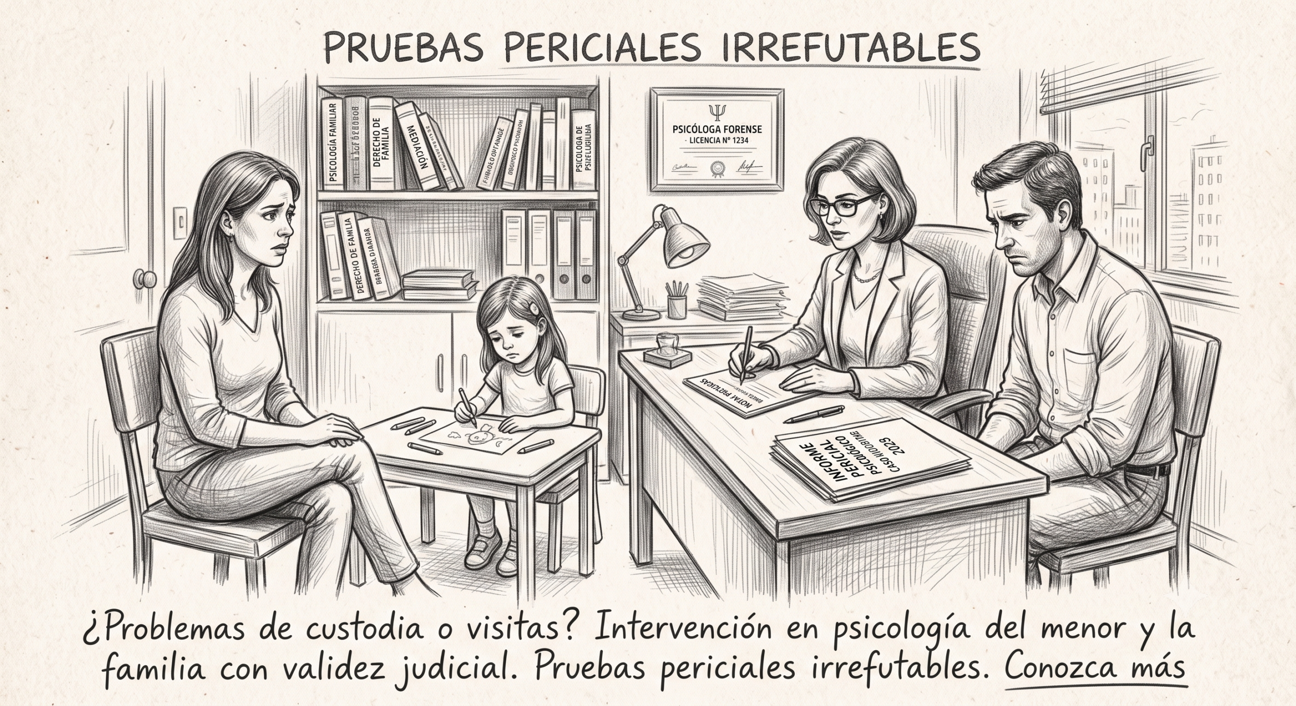 Psicología del menor y la familia Pruebas forenses para ganar su caso